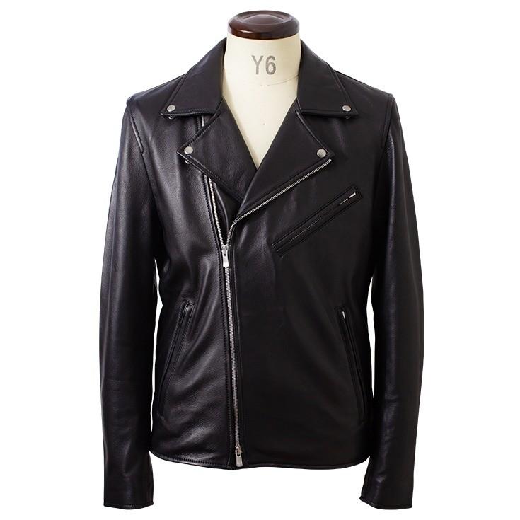 FILLMORE 本革 ディアスキンダブルライダースジャケット メンズ