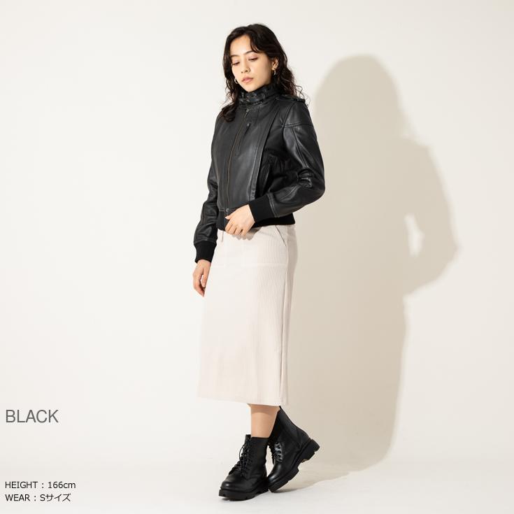 Liugoo Leathers LIUGOO 本革 リブ ライダースジャケット Liugoo Leathers LIUGOO 本革 リブ ライダースジャケット