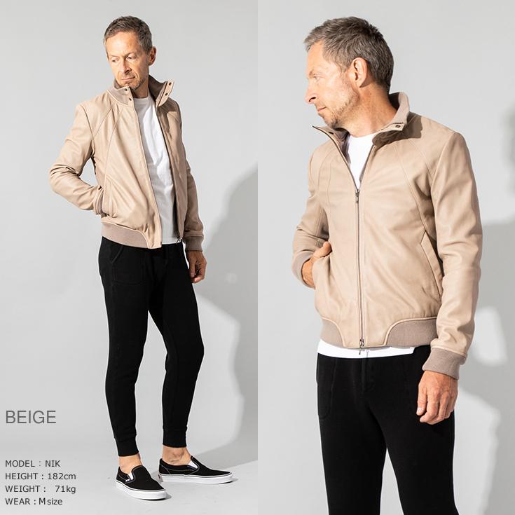 Liugoo Leathers LIUGOO 本革 レザージャージ メンズ リューグー