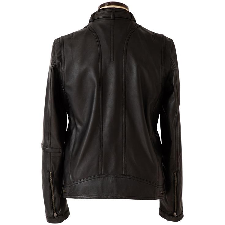 Liugoo Leathers LIUGOO 本革 シングルライダースジャケット メンズ