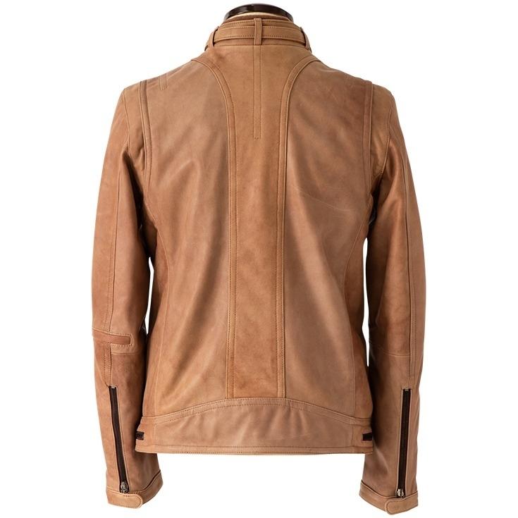 Liugoo Leathers LIUGOO 本革 シングルライダースジャケット メンズ