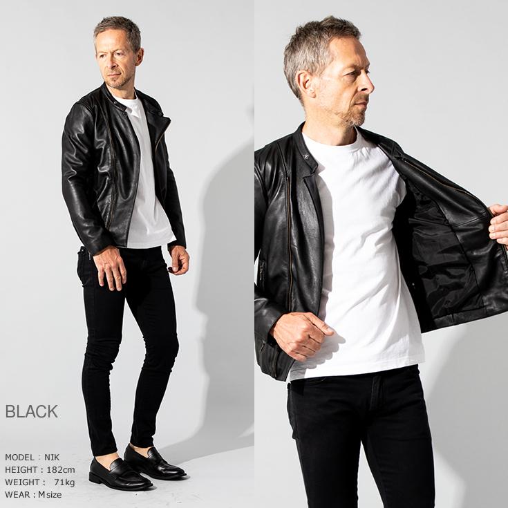 美品　リューグーレザー　ホースハイド　馬革　UKダブルライダース Liugoo Leathers 本革 UKダブルライダースジャケット メンズ