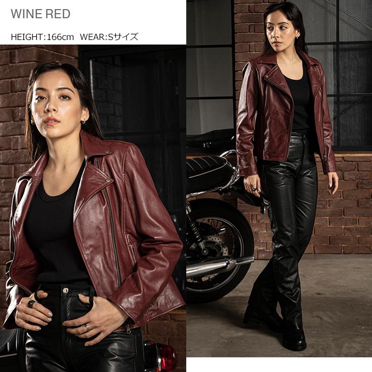 Liugoo Leathers LIUGOO 本革 ダブルライダースジャケット