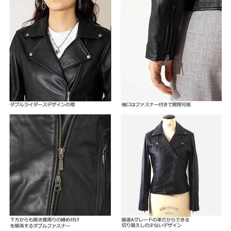 Liugoo Leathers LIUGOO 本革 ダブルライダースジャケット