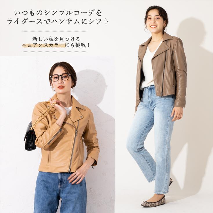 Liugoo Leathers LIUGOO 本革 ダブルライダースジャケット