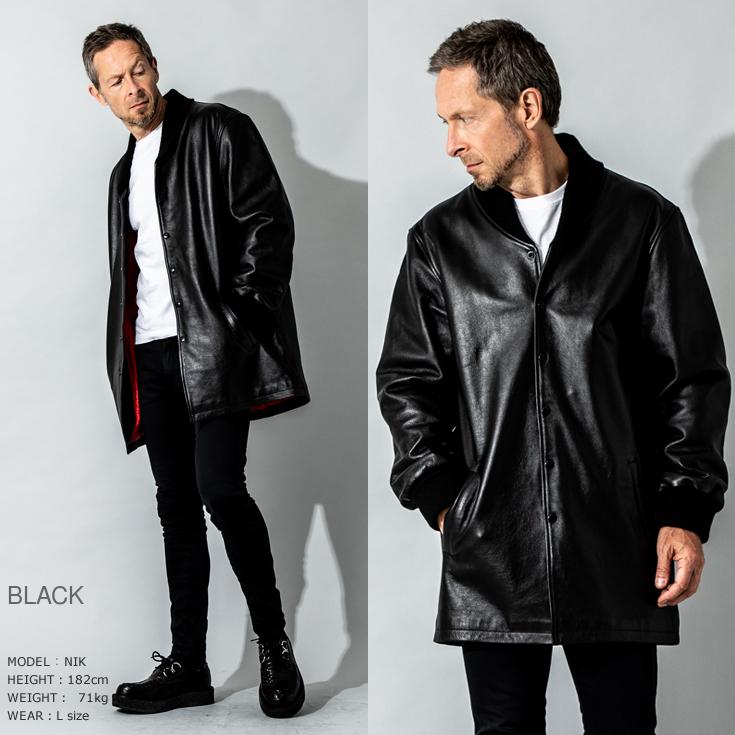 aZitator 本革 レザーロングファラオコート メンズ アジテーター