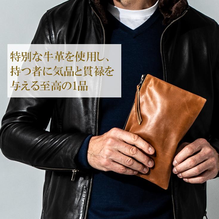 【30%OFFクーポン】LIUGOO 本革 マルチポーチ 男女兼用 リューグー BAG01A  レザーポーチ/マルチポーチ | Liugoo Leathers | 02