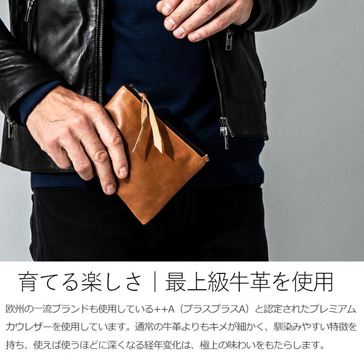 【30%OFFクーポン】LIUGOO 本革 マルチポーチ 男女兼用 リューグー BAG02A | Liugoo Leathers | 03