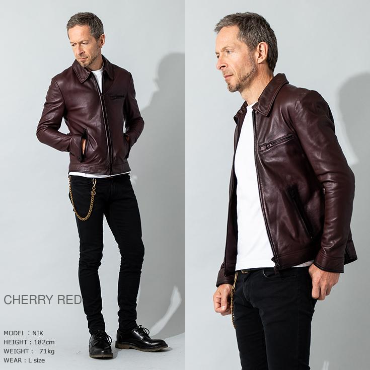 PIERO GUIDI シングルライダースジャケット PIERO GUIDI シングルライダースジャケット