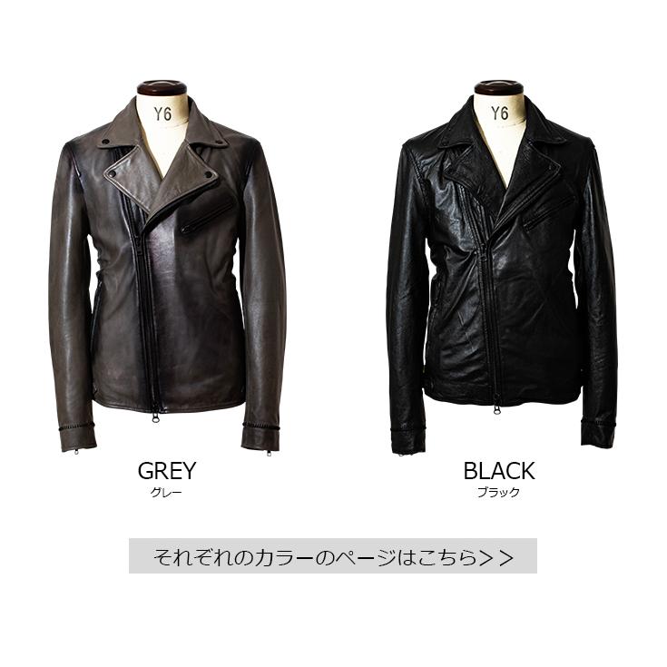 本革ライダースジャケット JUVENTUS 本革 手染めダブルライダースジャケット メンズ