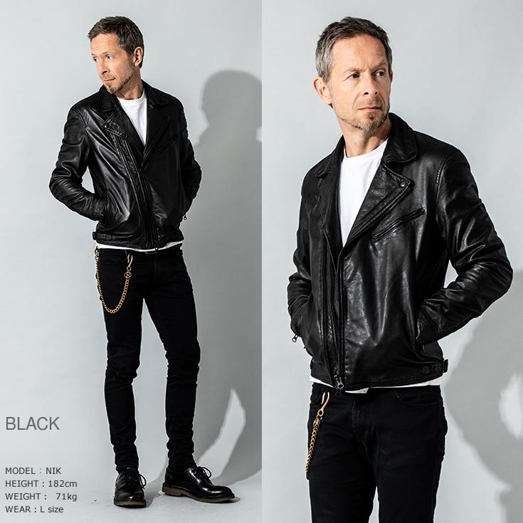 JURY BLACK ライダースジャケット 2025年最新】JURY BLACK レザージャケット・ライダースの人気