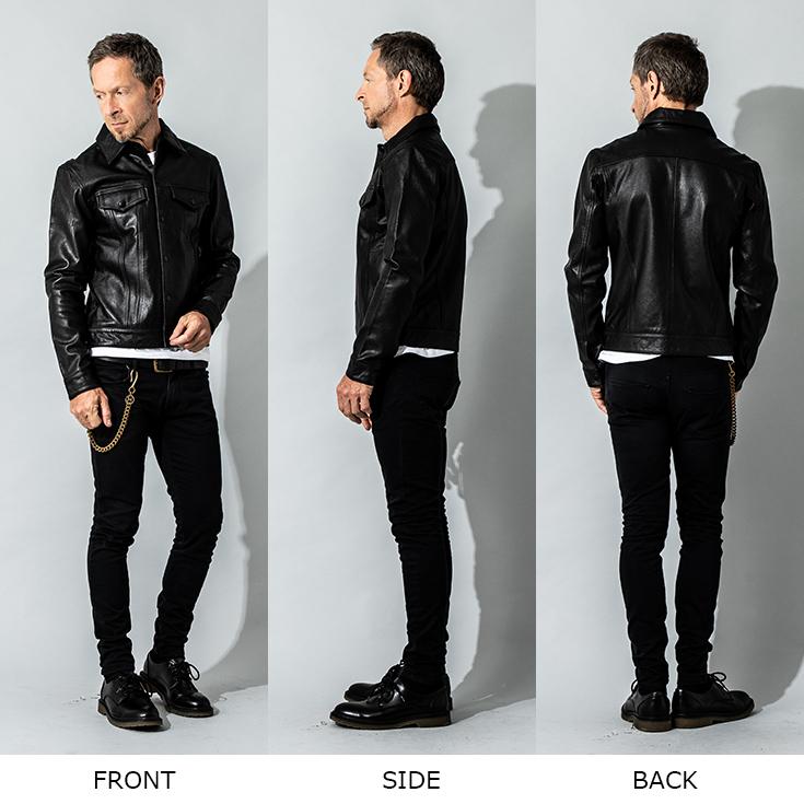 JUVENTUS 本革 レザージージャン Gジャン メンズ ユベントス KR005