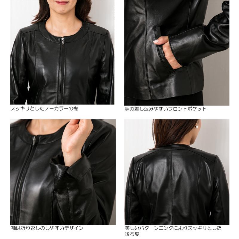 JEAN-LOUIS SCHERRER 本革 ノーカラーシングルライダース JEAN-LOUIS SCHERRER 本革 ノーカラーシングルライダース