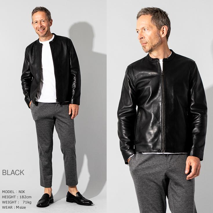 Liugoo Leathers 革ジャン 本革 シングルライダースジャケット Liugoo Leathers 革ジャン 本革 シングルライダースジャケット