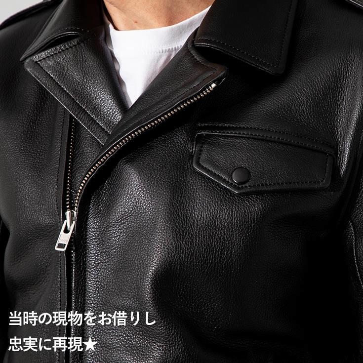 Liugoo Leathers 本革 ロックンロールライダー メンズ リューグーレザーズ DRY17A  レザージャケット バイカージャケット｜liugoo｜05