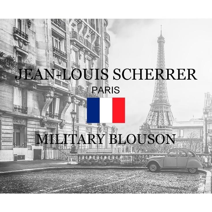 JEAN-LOUIS SCHERRER 本革 ミリタリーブルゾン メンズ ジャン=ルイ・シェレル 6155A  レザージャケット/ブルゾン/アウター |  | 01