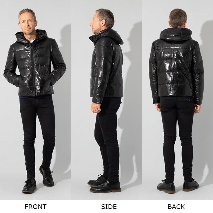 アウトレットSALE30%OFF中】JEAN-LOUIS SCHERRER 本革 ダウン