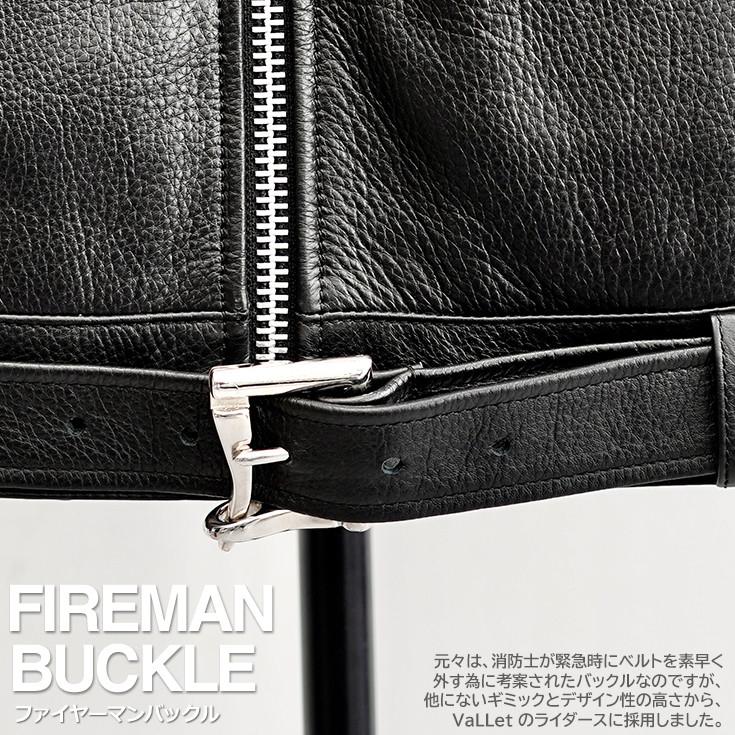 VALLET 本革 シングルライダースジャケット メンズ ヴァレット 