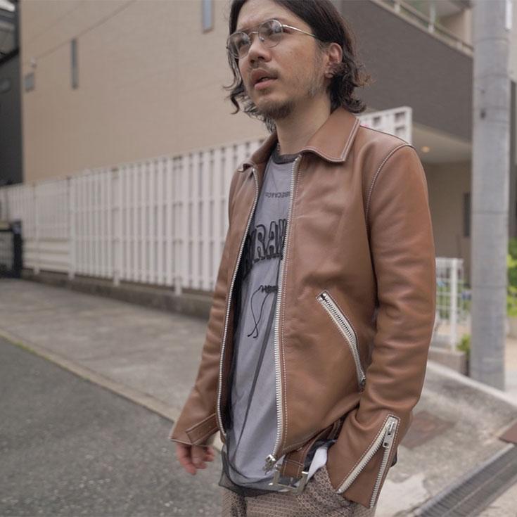 VaLLet 本革 レザーブルゾン メンズ ヴァレット VALLET01AN VALLET 本革 シングルライダースジャケット メンズ ヴァレット