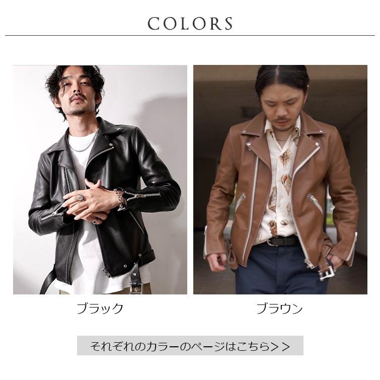 VALLET 本革 ダブルライダースジャケット メンズ ヴァレット