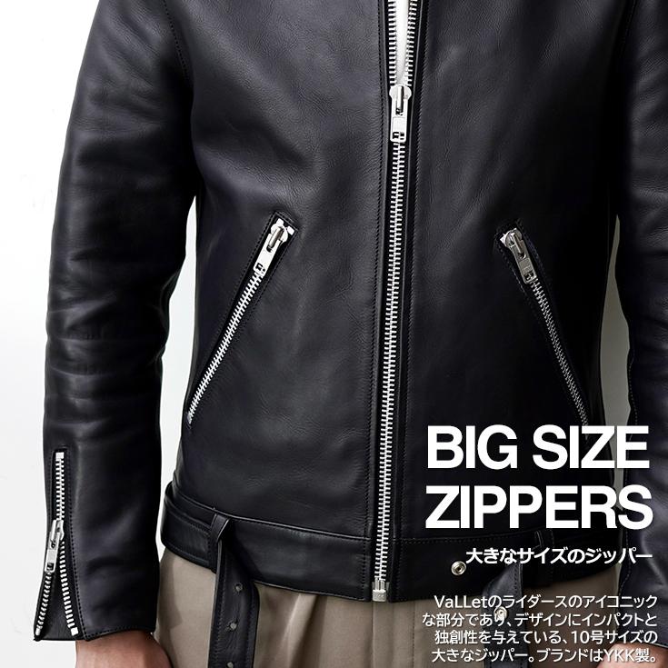 VALLET 本革 シングルライダースジャケット メンズ ヴァレット VALLET 本革 シングルライダースジャケット メンズ ヴァレット