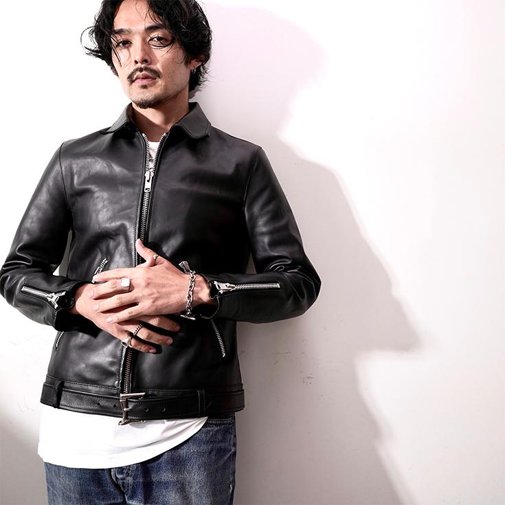 VALLET 本革 シングルライダースジャケット メンズ ヴァレット VALLET 本革 シングルライダースジャケット メンズ ヴァレット