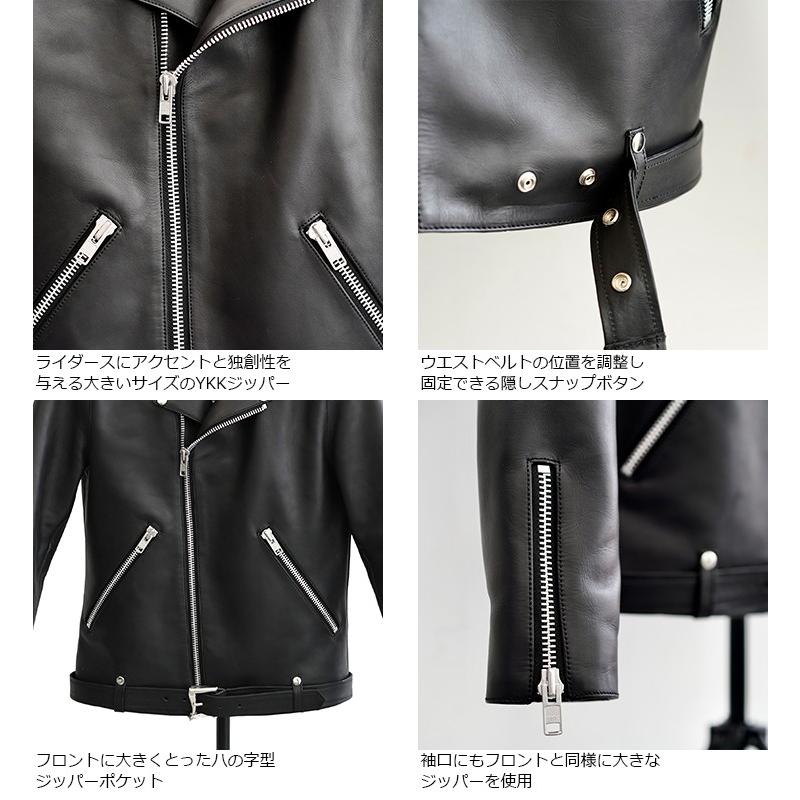 VALLET 本革 ダブルライダースジャケット メンズ ヴァレット