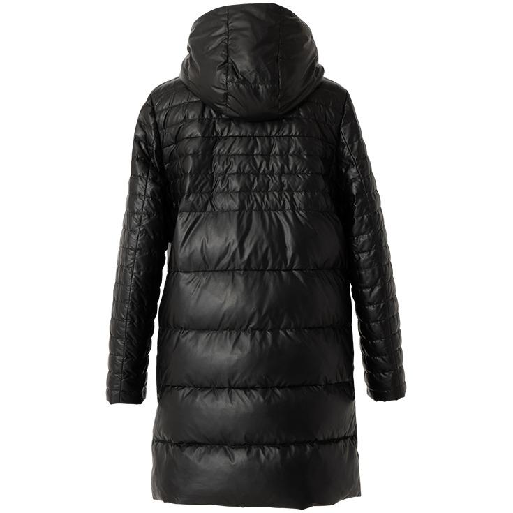 Liugoo Leathers 【30%OFFクーポン】LIUGOO 本革 フード付きロング