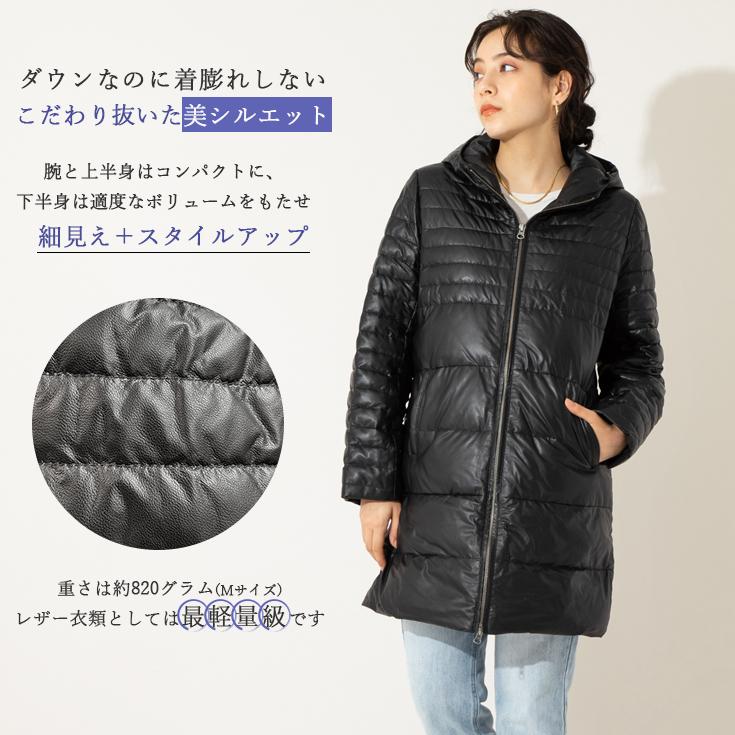 Liugoo Leathers 【30%OFFクーポン】LIUGOO 本革 フード付きロング