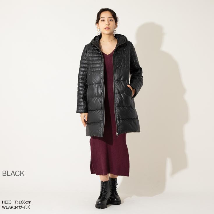 Liugoo Leathers 【30%OFFクーポン】LIUGOO 本革 フード付きロング