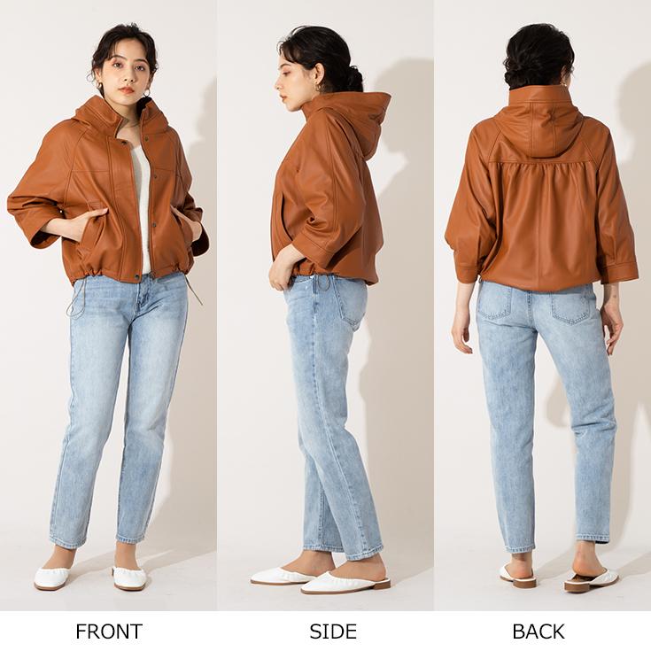 30%OFFクーポン】JEAN-LOUIS SCHERRER 本革 ラム羊革バルーンパーカー