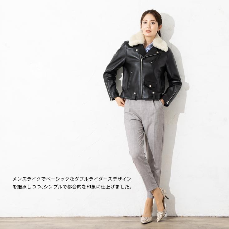 Liugoo Leathers 【20周年記念20%OFFクーポン】LIUGOO 本革 襟ボア