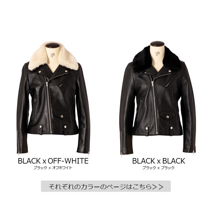 Liugoo Leathers LIUGOO 本革 襟ボアダブルライダース Liugoo Leathers LIUGOO 本革 襟ボアダブルライダース