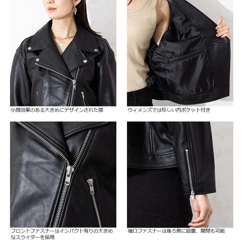 Liugoo Leathers LIUGOO 本革 オーバーサイズダブルライダース Liugoo Leathers LIUGOO 本革 オーバーサイズダブルライダース