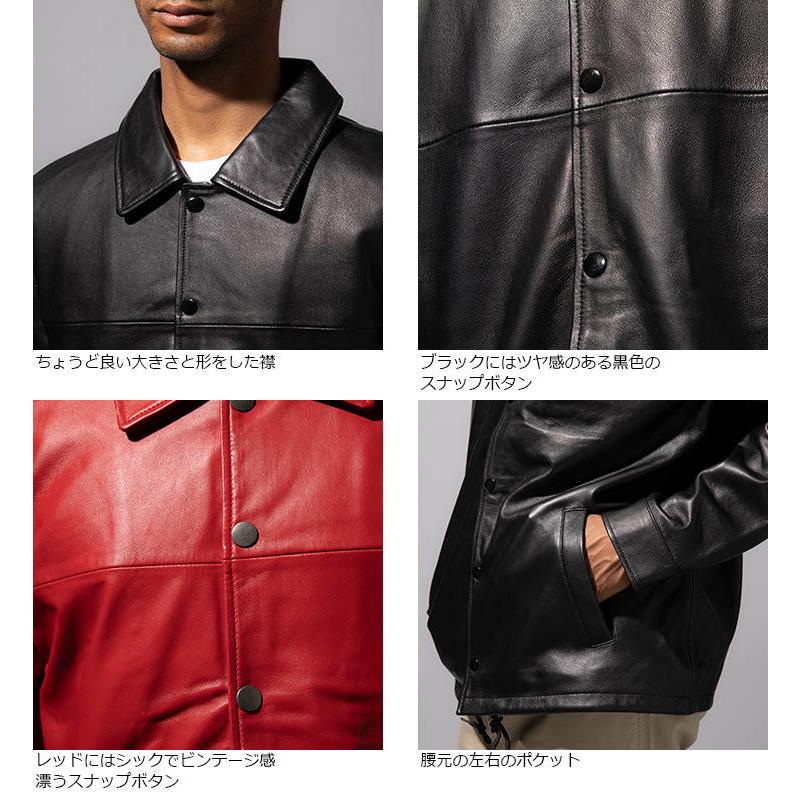 Liugoo Leathers 本革 コーチジャケット メンズ リューグー Liugoo Leathers 本革 コーチジャケット メンズ リューグー