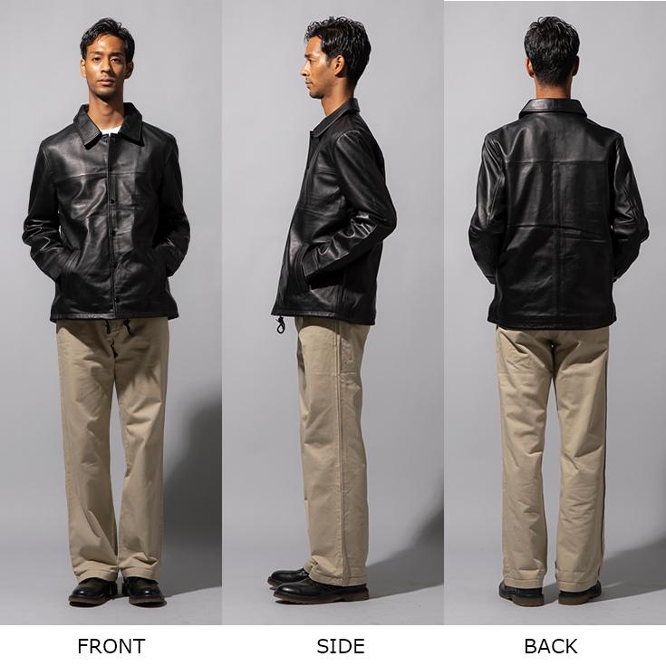 Liugoo Leathers 本革 コーチジャケット メンズ リューグー Liugoo Leathers 本革 コーチジャケット メンズ リューグー