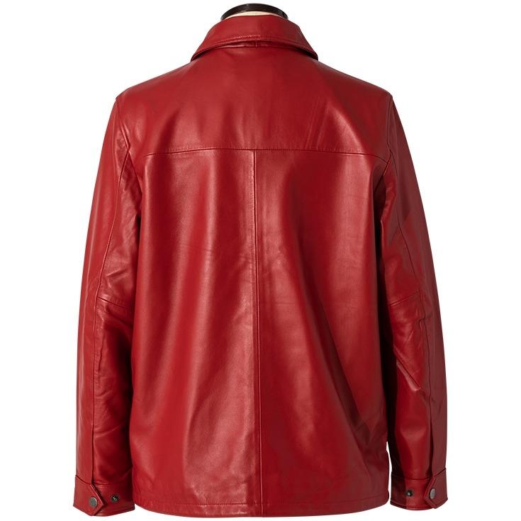 Liugoo Leathers レザーコーチジャケット　羊革　訳あり価格 Liugoo Leathers 【20周年記念10%OFFクーポン】Liugoo Leathers 本革