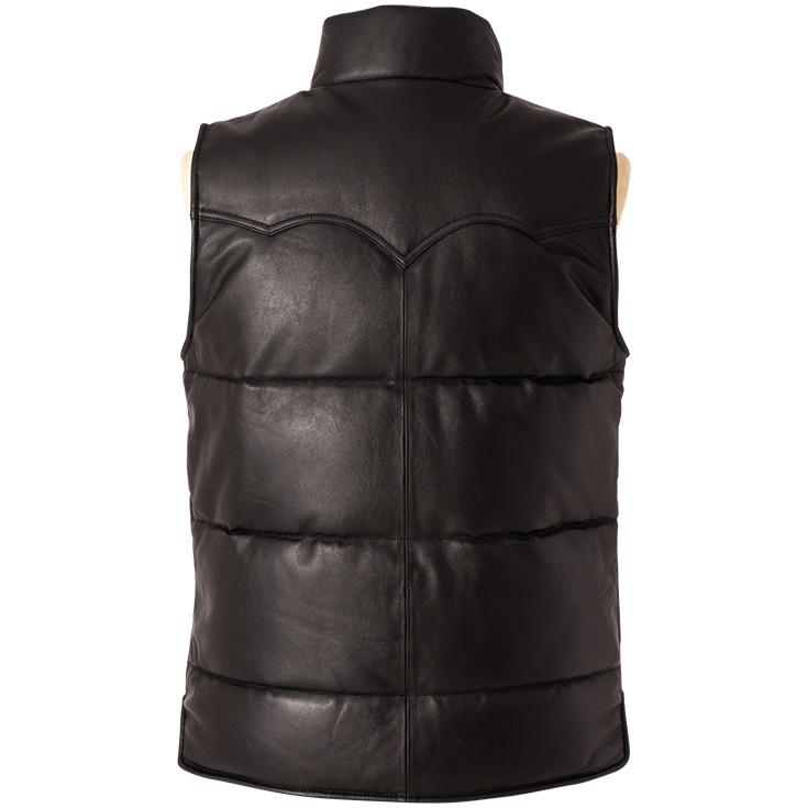 Liugoo Leathers 【30%OFFクーポン】LIUGOO 本革 中綿ダウンベスト