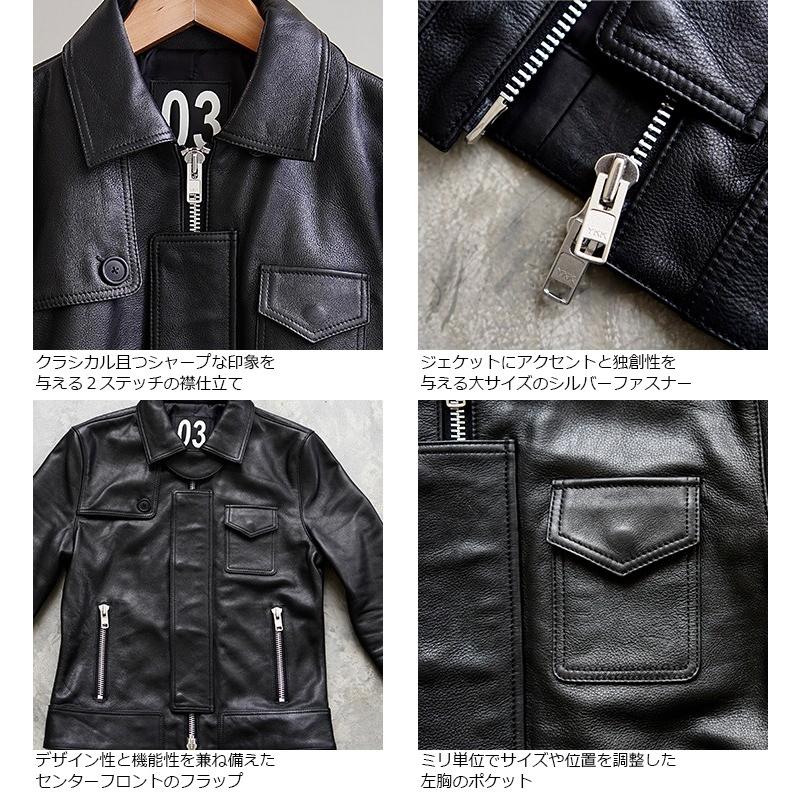 3L【未使用級】VaLLet 03 ライダース 牛革 シルク 黒 メンズ VaLLet 本革 レザーブルゾン メンズ ヴァレット VALLET03AN レザー
