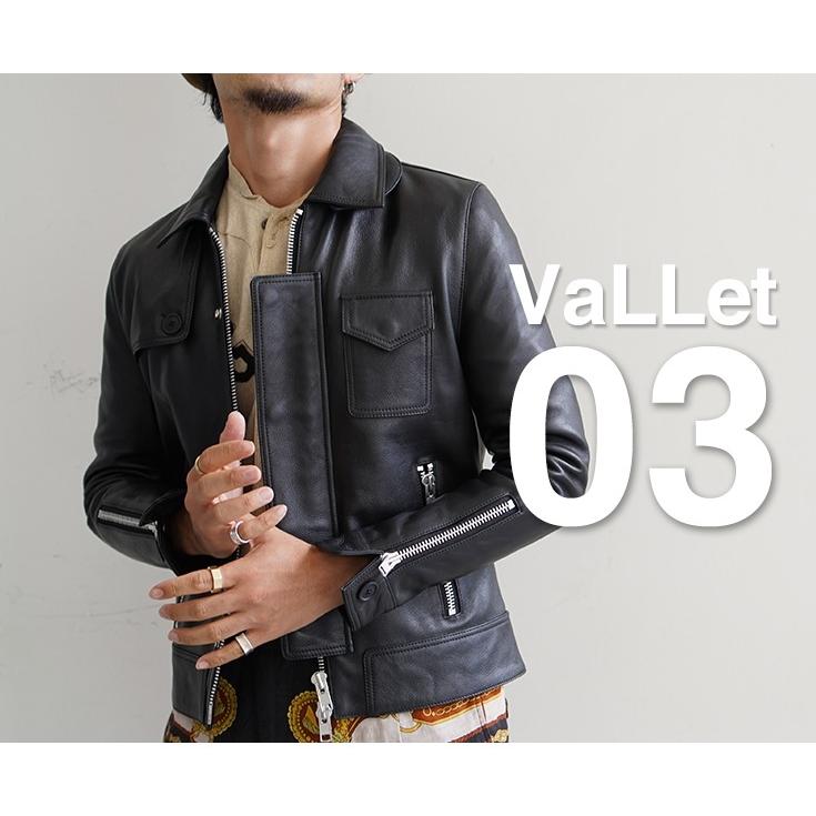 VaLLet 本革 レザーブルゾン メンズ ヴァレット VALLET03AN  レザージャケット/ライダースジャケット｜liugoo｜02