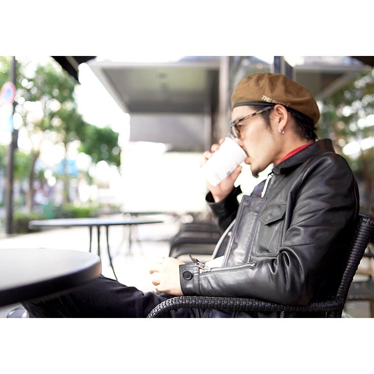 Vallet ブラックレザージャケット VaLLet 本革 レザーブルゾン メンズ ヴァレット VALLET03VG