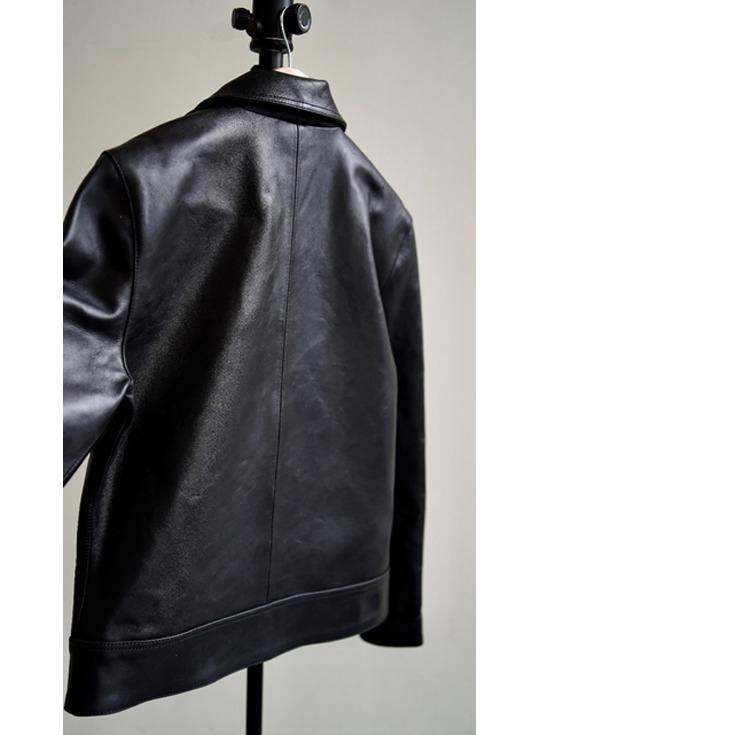 Vallet ブラックレザージャケット VaLLet 本革 レザーブルゾン メンズ ヴァレット VALLET03VG