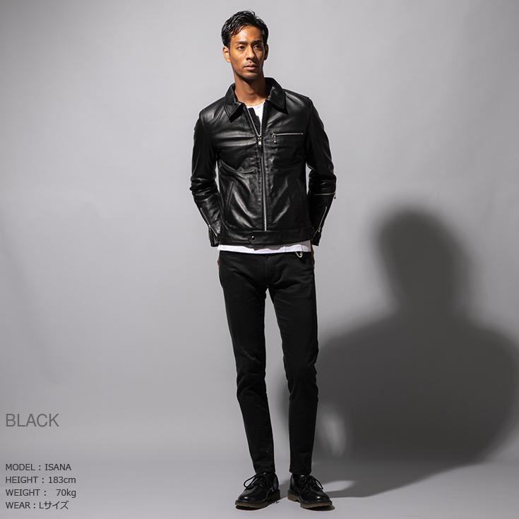 Horn Works 本革 シングルライダース メンズ ホーンワークス 3557