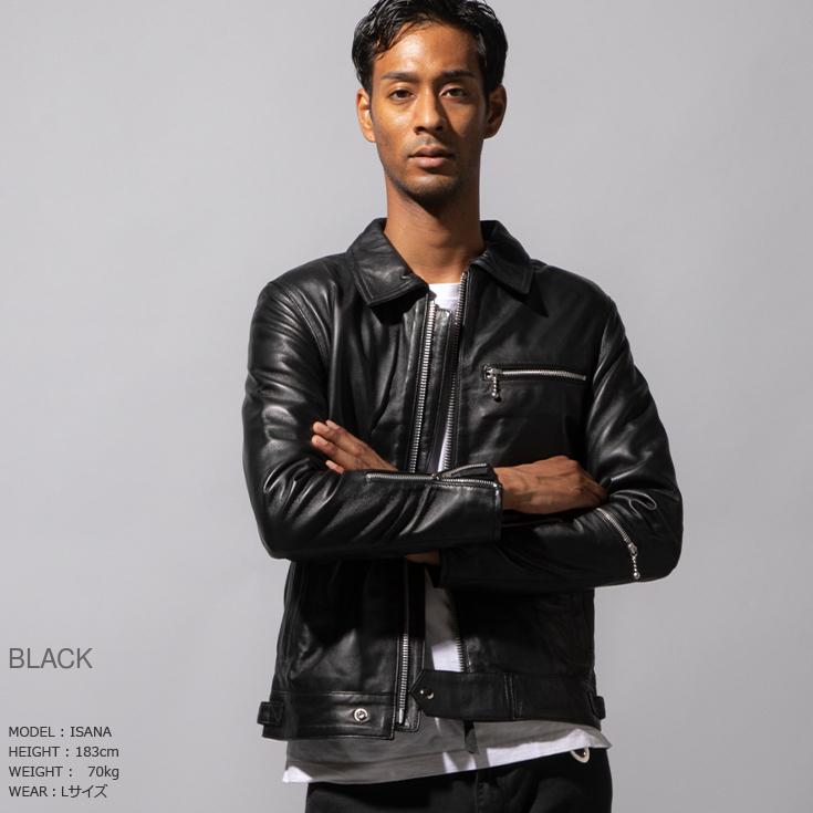 Horn Works 本革 シングルライダース メンズ ホーンワークス Horn Works 本革 シングルライダース メンズ ホーンワークス