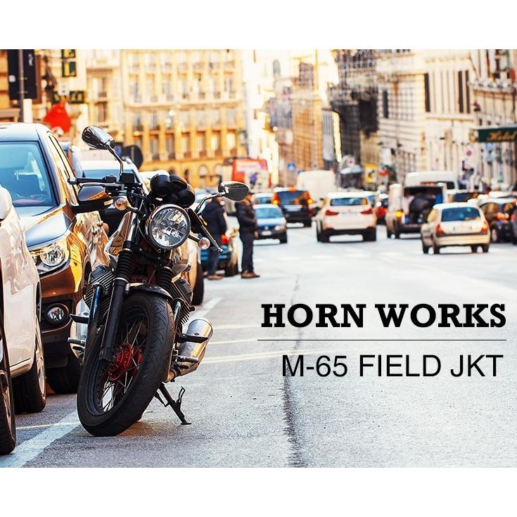 Horn Works 本革 M65フィールドジャケット メンズ ホーンワークス 3465  レザージャケット/ミリタリージャケット｜liugoo｜02