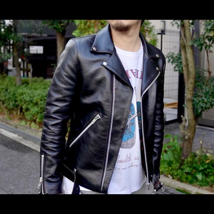 VaLLet 本革 ダブルライダースジャケット メンズ ヴァレット