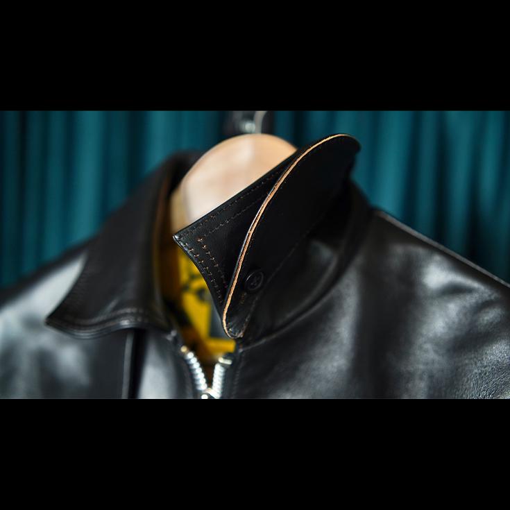 Liugoo Leathers VaLLet 本革 レザーブルゾン メンズ ヴァレット