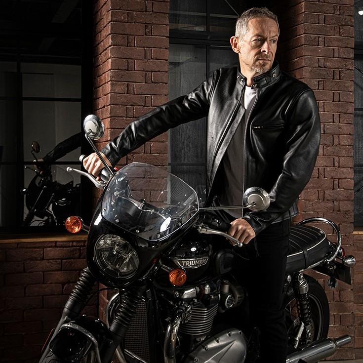 Liugoo Leathers 本革 シングルライダー プロテクター・インナー付 Liugoo Leathers 本革 プロテクター付シングルライダースジャケット