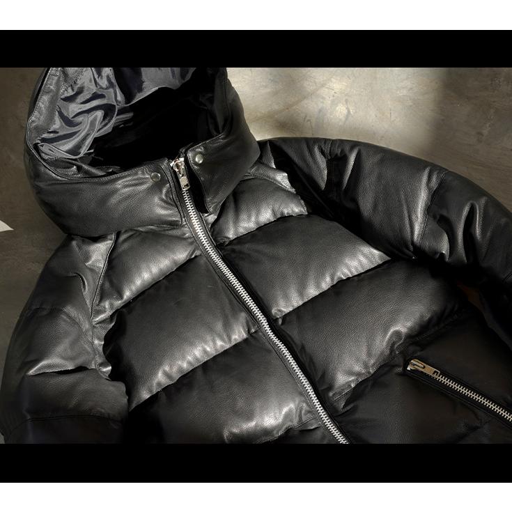 VaLLet 本革 ダウンジャケット メンズ ヴァレット VALLET04DR  レザージャケット ダウンジャケット レザーダウンの画像