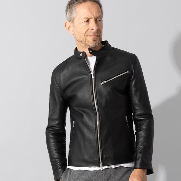 Liugoo Leathers LIUGOO 本革 シングルライダース メンズ リューグー